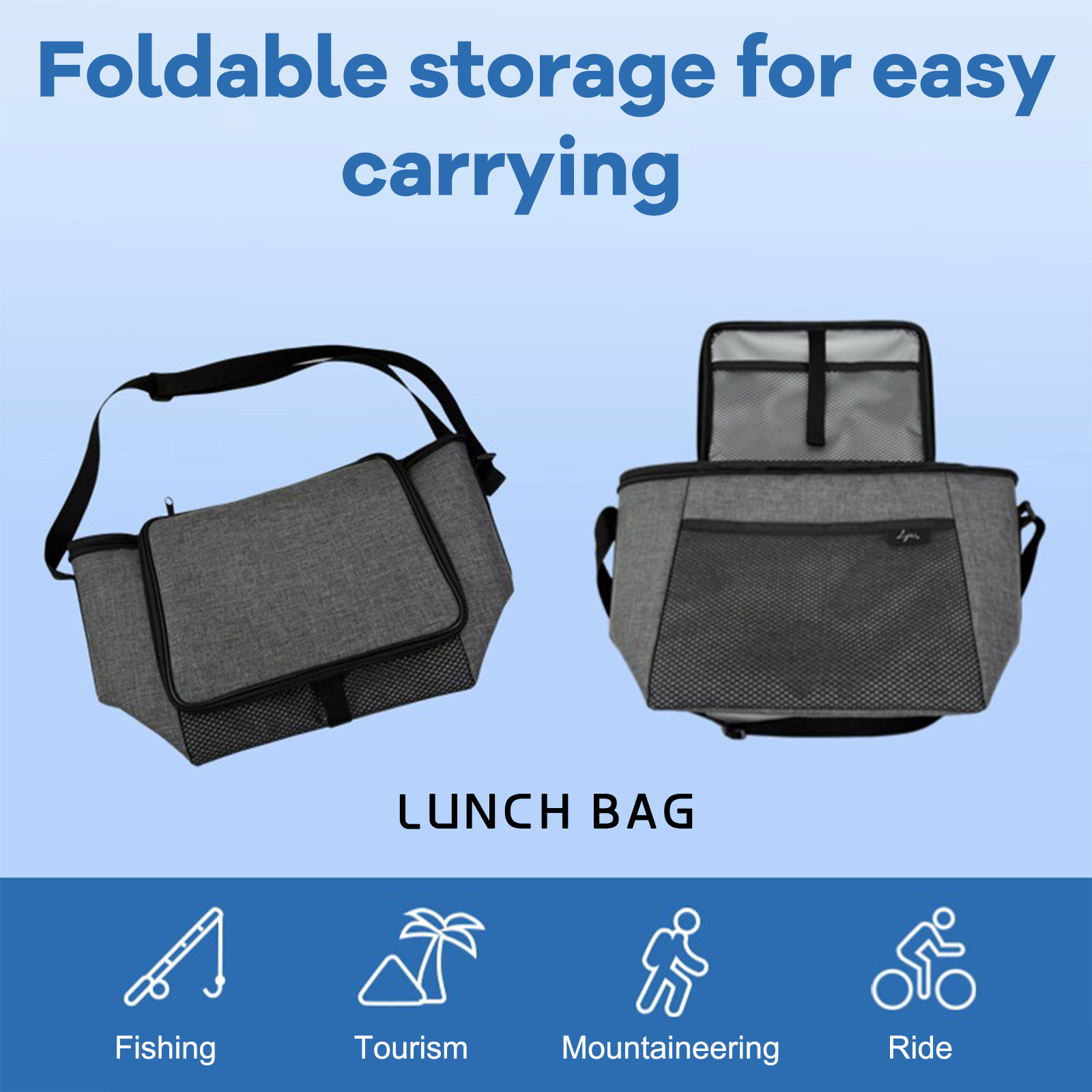 Large Insulated Cooler Bag for Outdoor Dining