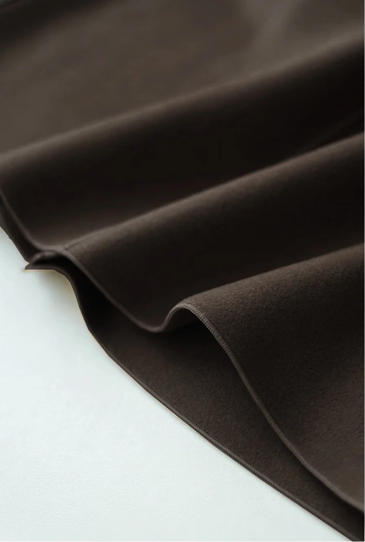 Early spring and autumn woolen vest hooded literary simplicity wild short coat 251219