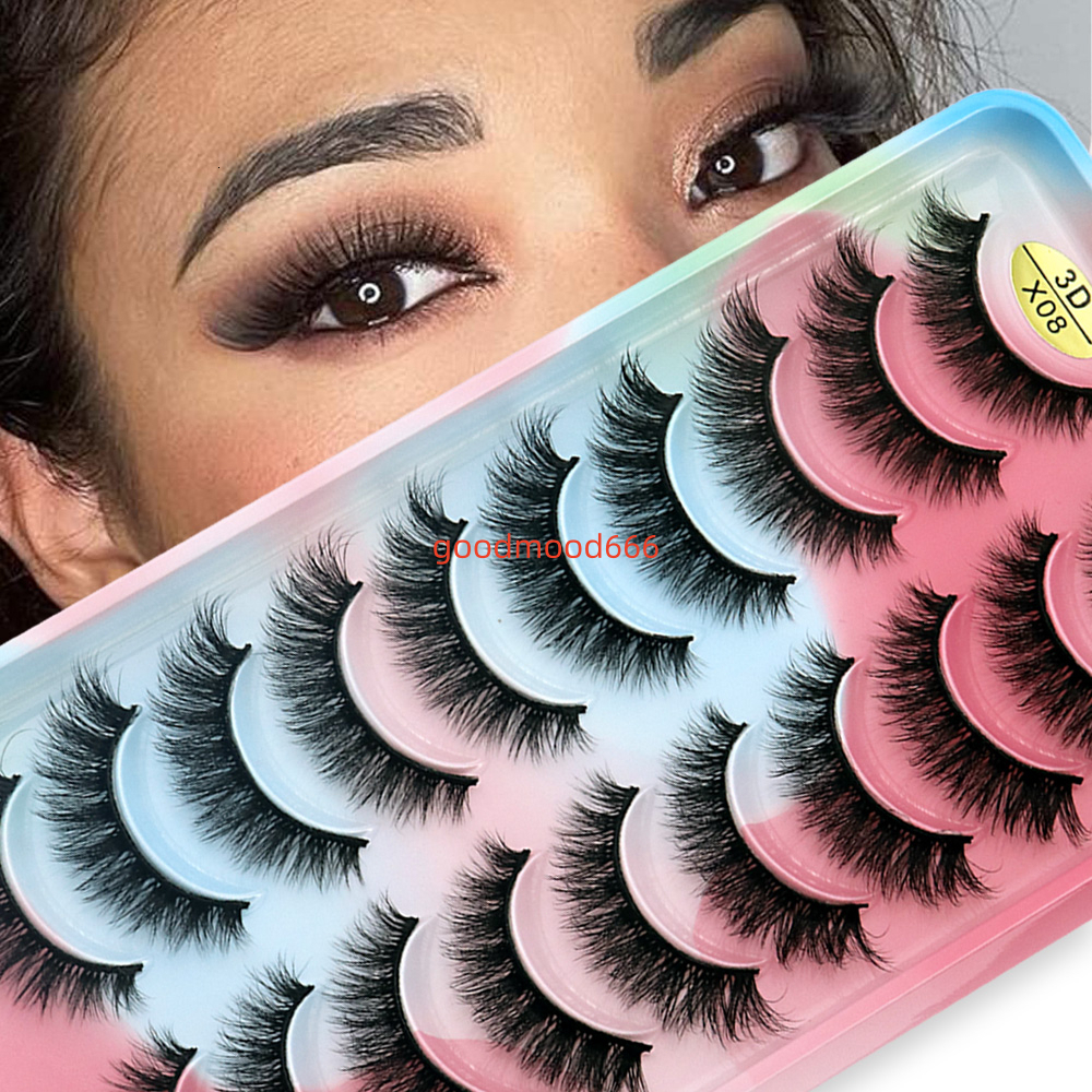 10 Pairs of Natural 3D False Eyelashes They Are Soft Lightweight and Comfortable Reusable False Eyelashes