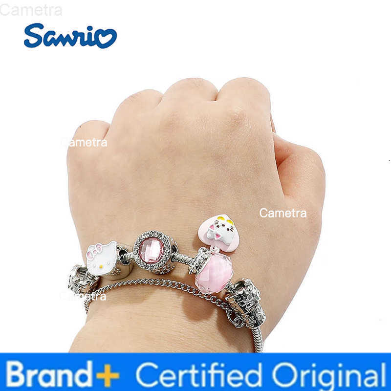 Sanrio Hello Kitty Bracelet DIY String Anime Cartoon Fashion Bangle Good Friend Lovers Gift Y2k H251229