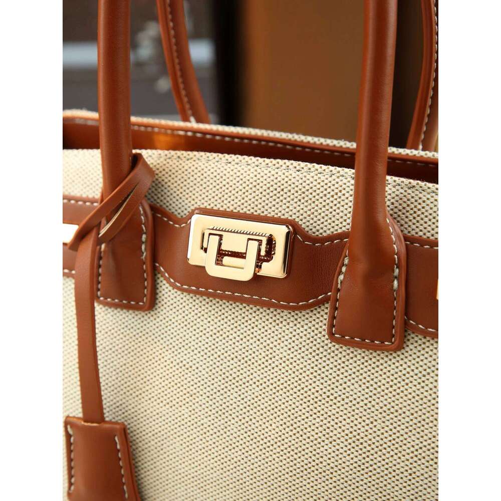 Foreign Style High End Soft Leather Platinum Fashionable Commuter Women S Portable Shoulder Tote Bag LEMON KOKO