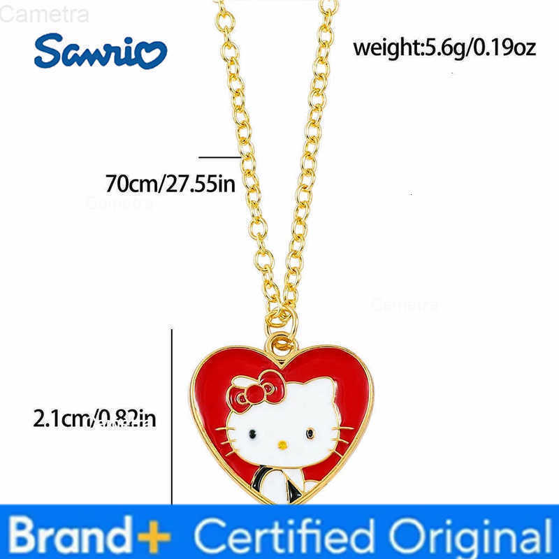 Sanrio kawaii Series Necklace Sweet Cute Hello Kitty Pendant Necklace Girls Birthday Party Jewelry Gifts H251229