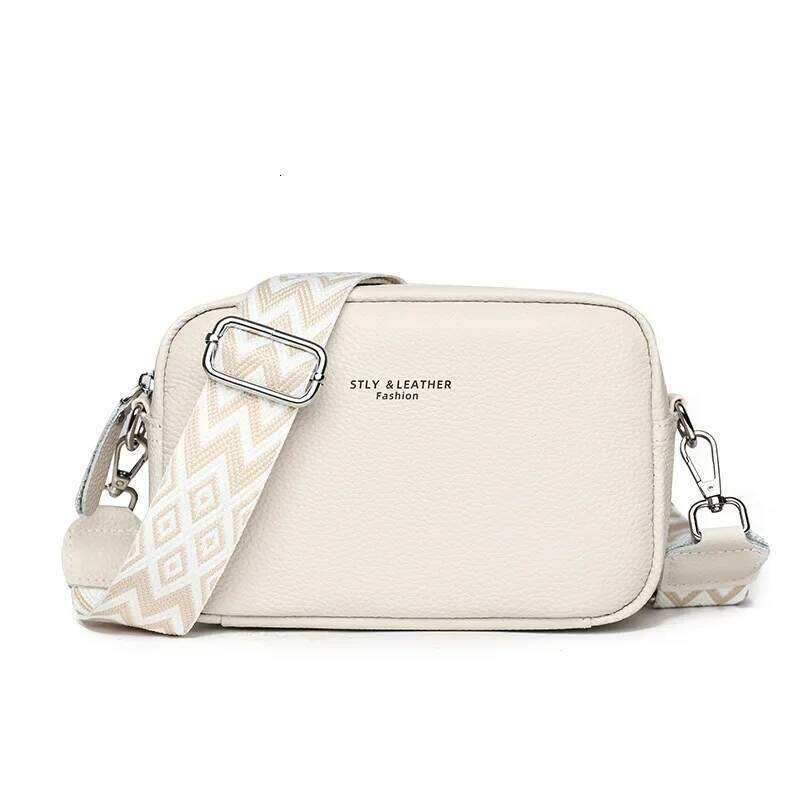 NEW Genuine Leather Women Crossbody Ladies Shoulder Solid Color Coin Purse Shopping Phone Bag Handbag For Girls LEMON KOKO