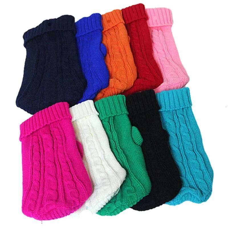Winter Knitted Clothes For Small Medium Dogs Chihuahua Puppy Pet Yorkshire Pure Dog Sweater Ropa Perro