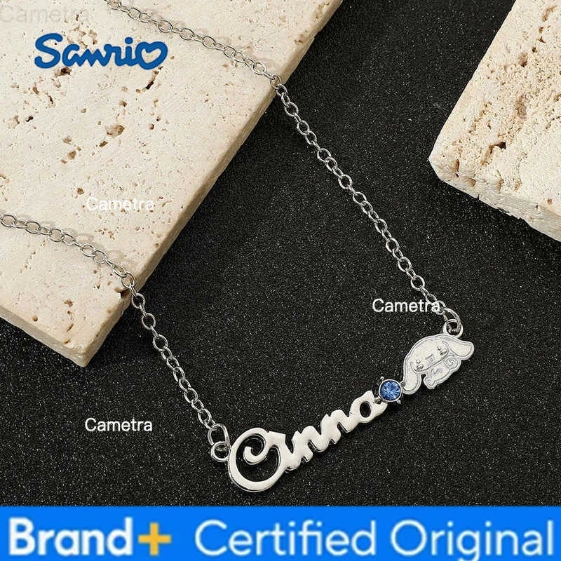 Sanrio Anime Cinnamoroll Necklace Cute Cartoon Figure Cinnamoroll Pendant Necklace Girls Kawaii Jewelry Accessories Gifts H251229