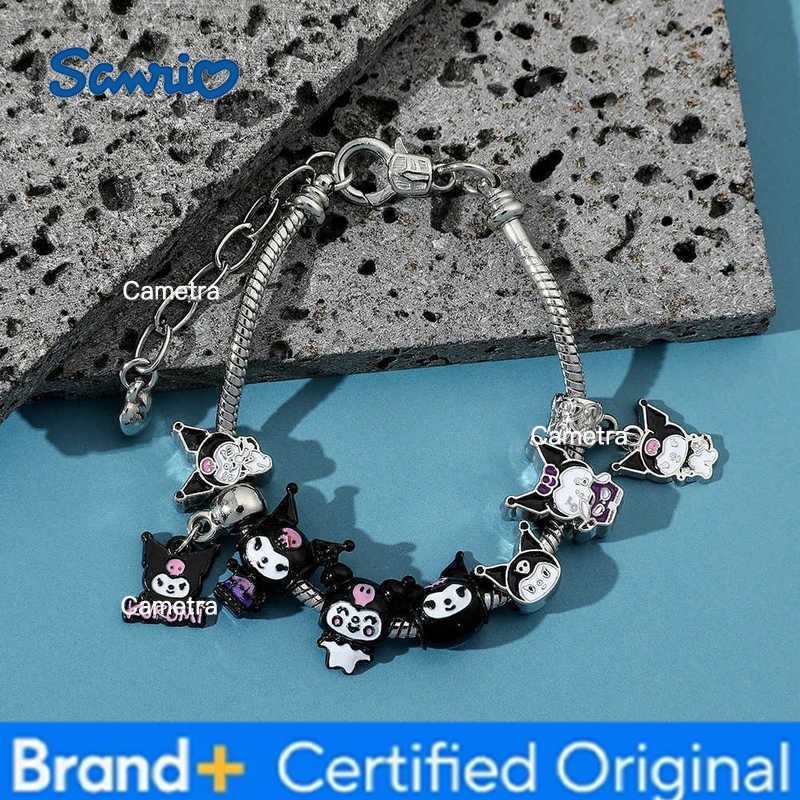Sanrio Kawaii Kuromi Charms Bracelet Cute Kuromi Bangles for Women Luxury Chains Y2k Jewelry Bracelet Party Accessories H251229