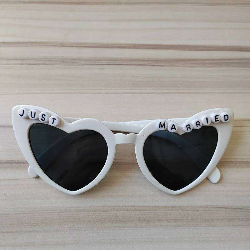 Just Married Sunglasses Wedding Bridal Shower Decoration Groom Team Bride Glasses Bridesmaid Gift Bachelorette Party Decor
