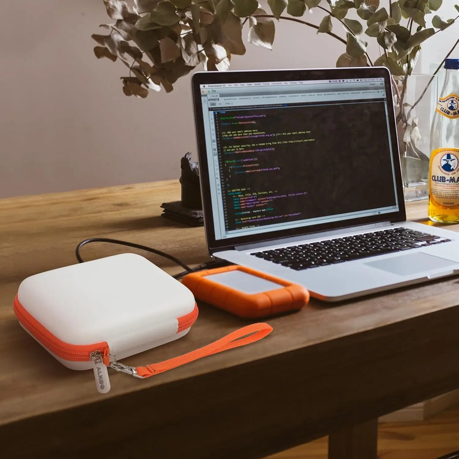 CASE ONLYCompatible with LaCie Rugged Mini 1TB/ 2TB/ 4TB/ 5TB External Hard Drive Portable HDD Storage Holder for Hard 251224