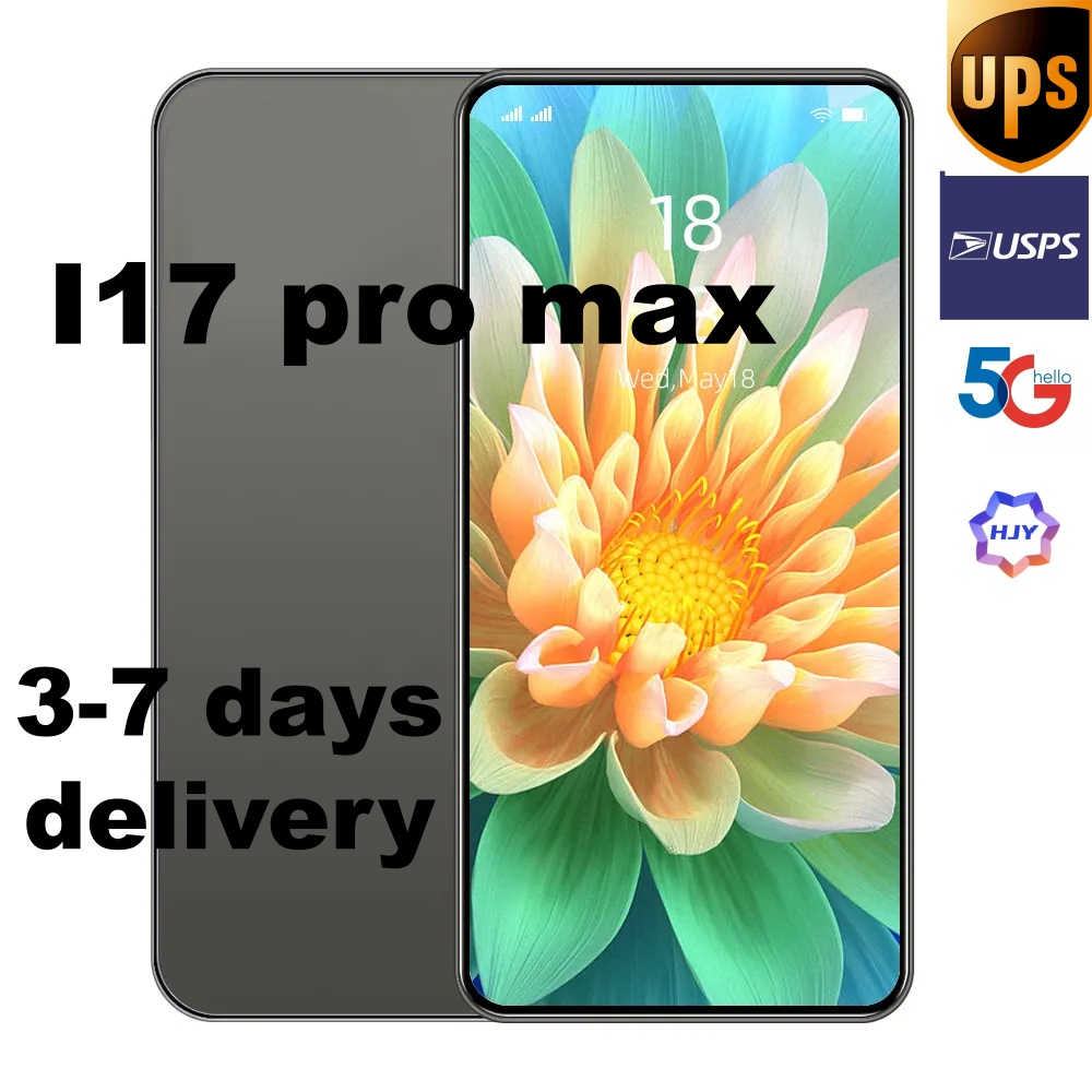 cellphone i16 i17 Pro Max 16+1TB wireless charging network 5G smartphone unlock 7.3 full HD 72+108MP pixel fingerprint unlock facial recognition