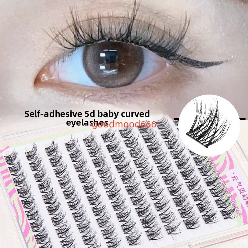 3D Three Step No Glue Eyelashes Cluster Lash Set Graduated Lengths Natural Volume Easy Application