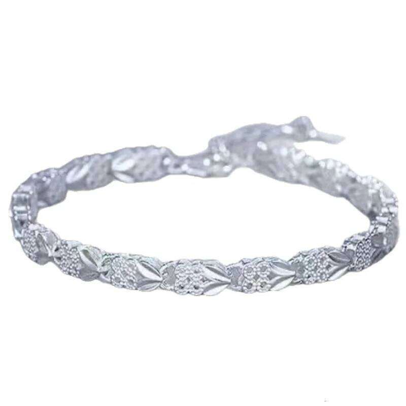 925 Sterling Silver Multiple Styles Bracelet Chain For Women Fashion Wedding Party Beautiful Jewelry Gift 25H1229