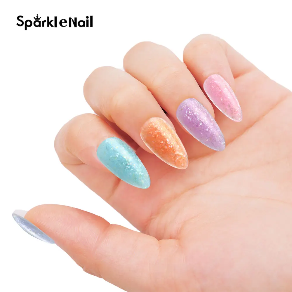 OEM ODM Hema Free Nail Gel Color Sand Shell Glitter Gel Factory Supply Wholesale 15ml 12 colors High Pigment Painting Uv Led Nail Art Gel Polish Good 