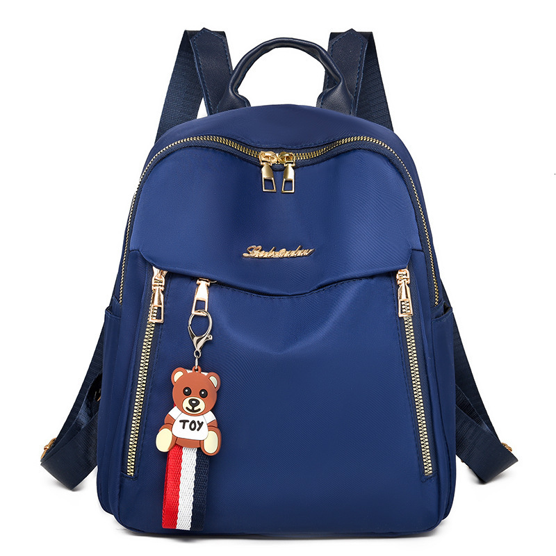 New Simple Womens Backpack Fashionable Commuting Versatile Casual Backpack Large Capacity Niche Student School Bag