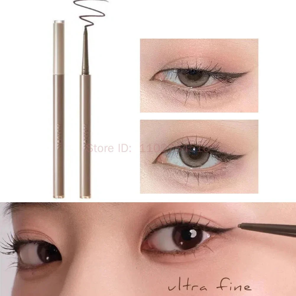 Judydoll Black Brown Waterproof Eyeliner Gel Pen Smooth Not Blooming Lasting Eye Liner Lying Silkworm Pencil Korean Eyes Makeup 251213