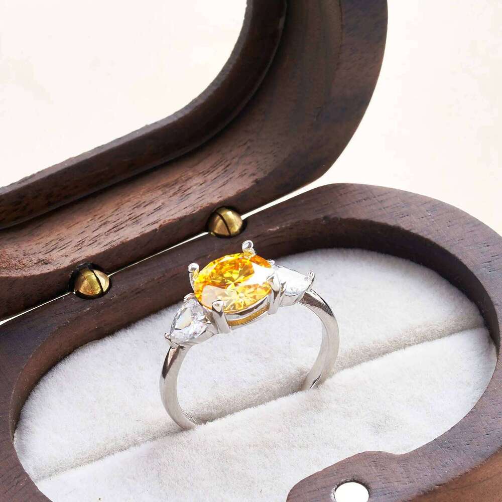 Luxury 9mm 3ct D Color Moissanite Rings Classic 4 Prong S925 Sterling Silver Fine Jewelry dating gift For Women Wedding Bands 84d