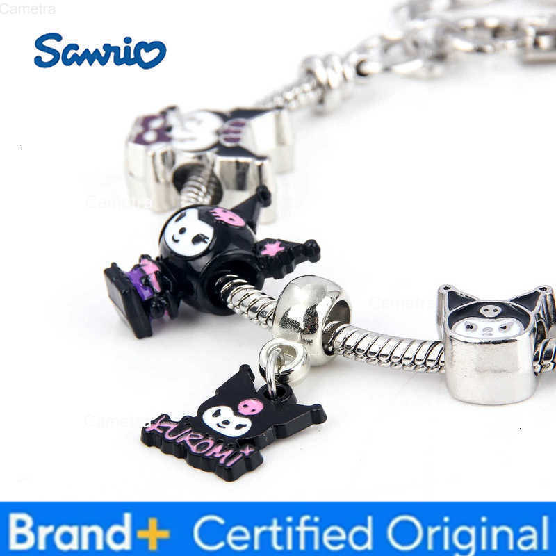 Sanrio Kawaii Kuromi Melody Bracelet Pendant Girl Detachable DIY Bracelet Fans Gift Cosplay Props For Women Jewelry H251229