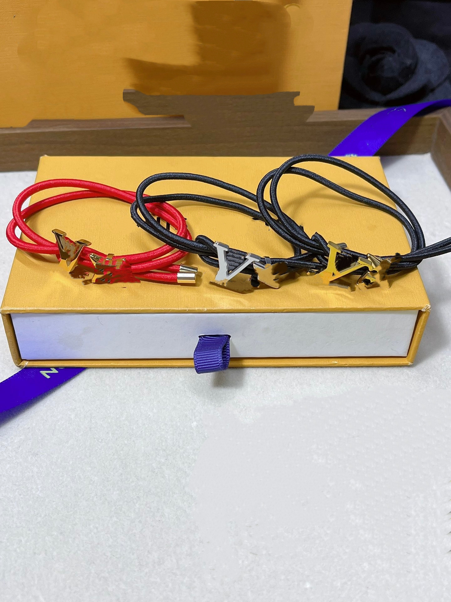 Internet Celebrity New Chinese Style Couple Fashion Designer Jewelry Ladies Bracelet Gold Plated Rope Bracelets