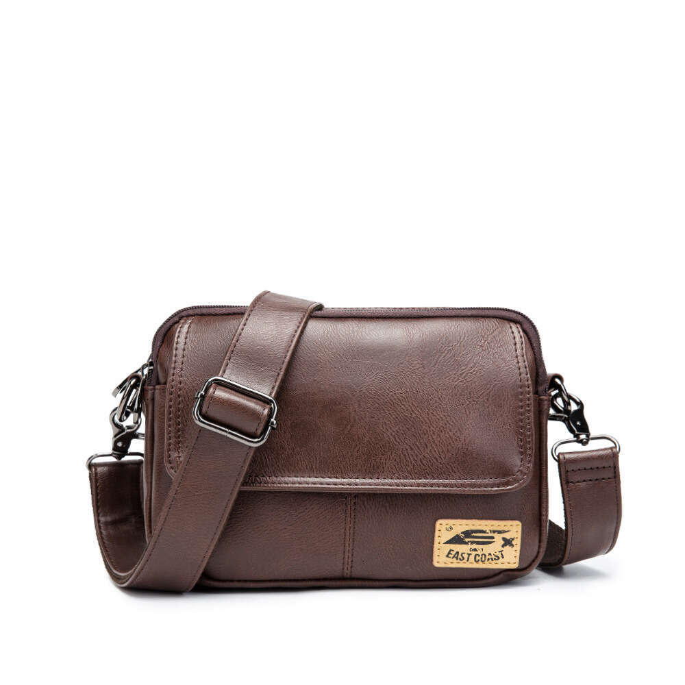 Single Shoulder Korean Style Small Square Anti Theft Durable Leather Messenger Travel Business Trip Crossbody New Men S Bag High Quality Luxury Bag