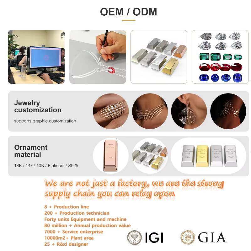 Classic Igi Certified Diamond Lab Grown 14K Pure Gold Rings Round Six Claws Lab Grown Diamond Engagement Ring