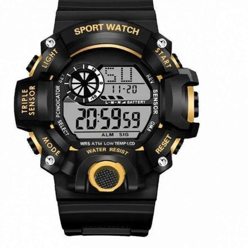 Multifunctional Sports Men, Electronic Watch Middle School Elementary Students, Luminous Waterproof Alarm Clock For Children And Teenagers