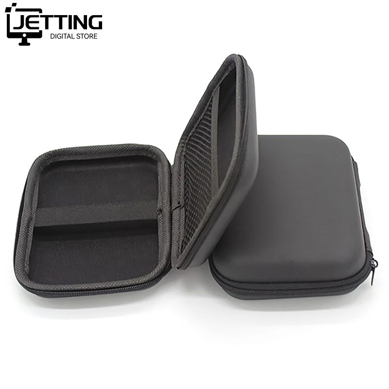 Hdd Case 25 Inch HDD/SSD Hard Drive Case HDD Protector Storage Bag Portable External Hard Drive Pouch For USB Cable Charger 251224