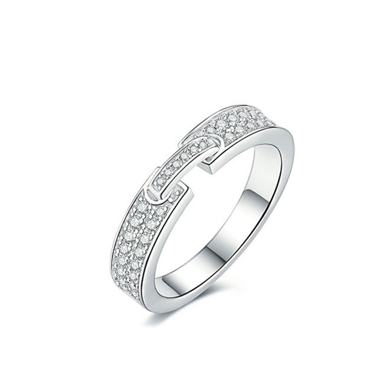 Exquisite Moissanite Couple Ring With Lifelong Matching Ring Simple Wedding Proposal Ring Boutique Love Birthday Gift Ring