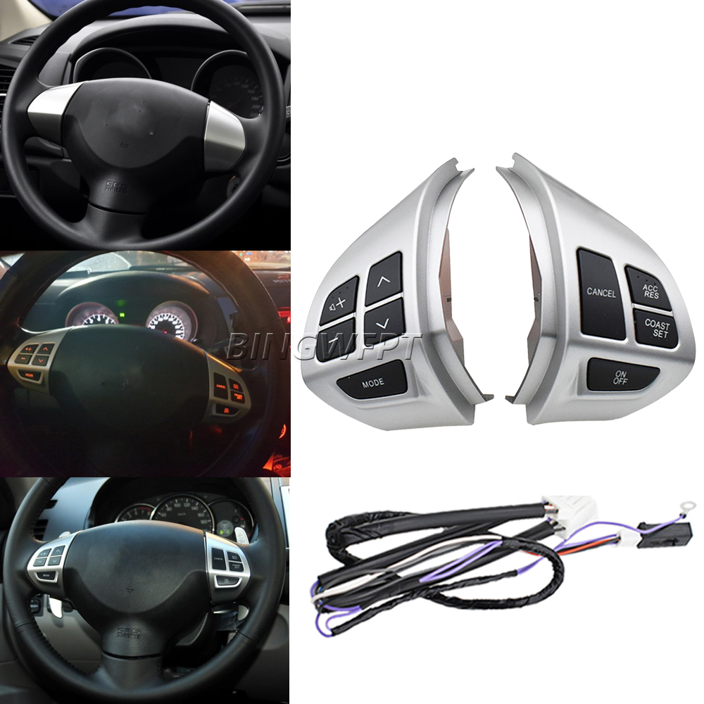 Steering Wheel Audio Cruise Control Switch Button 8701A087 For Mitsubishi Asx 2007-2012 Lancer Outlander Rvr Pajero Sport
