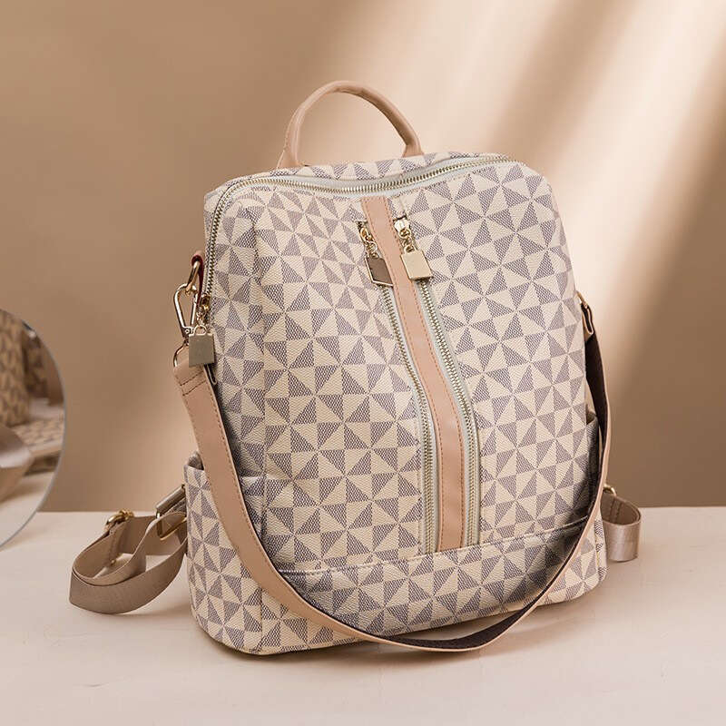 Cross Border Fashion Retro Print Women S Casual Single Shoulder Crossbody Bag Outdoor Large Capacity Travel Backpack Wholesale High Quality Luxury Bag
