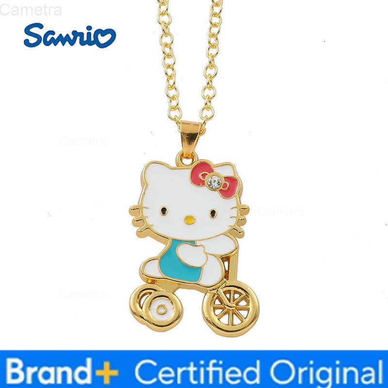 Sanrio Hello Kitty Anime Figures Cartoon Necklace Women Girl Decoration Birthday Gifts H251229