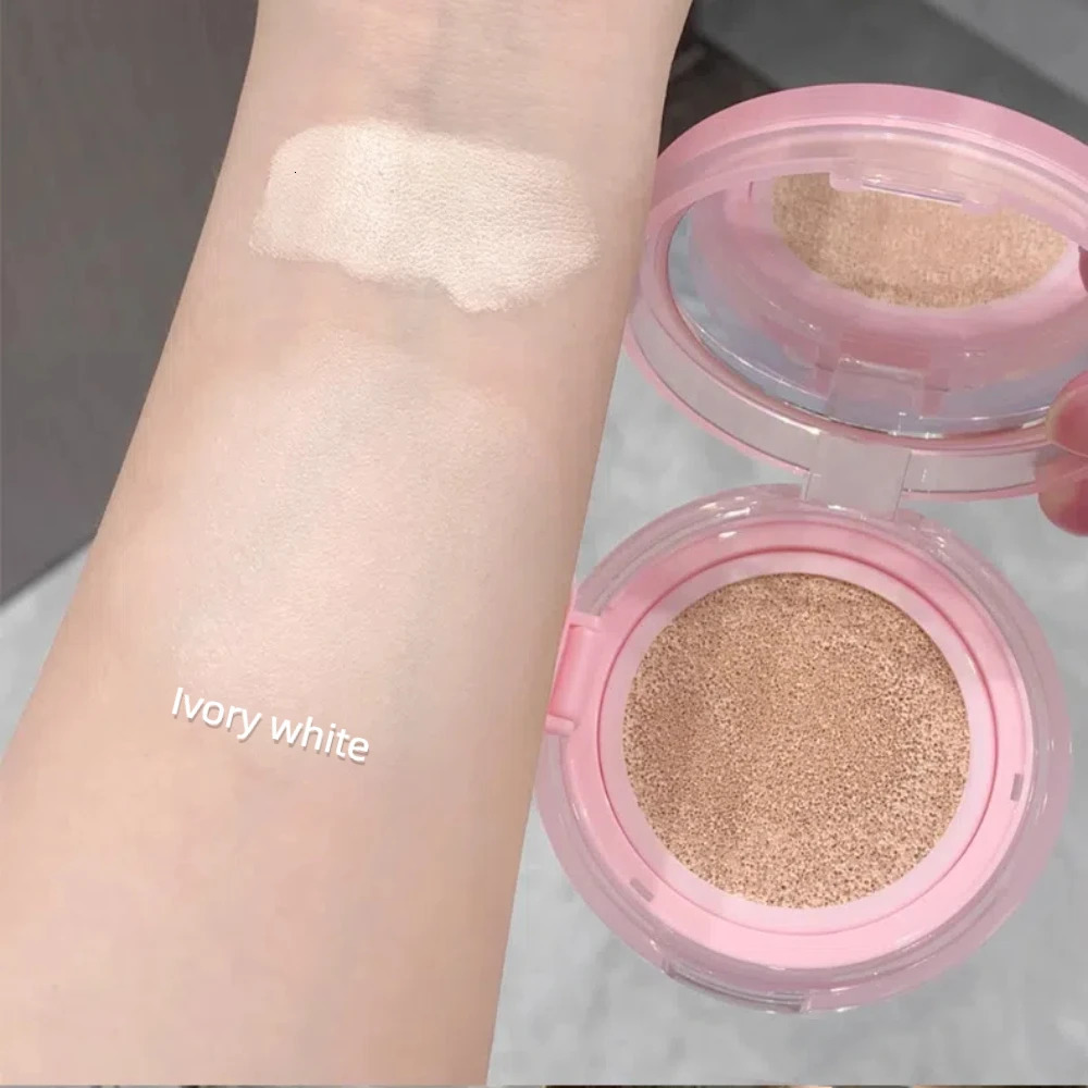 Air Cushion CC Cream Natural Moisturizing Foundation Concealer Oil-control Korean Makeup BB Cream with Cosmetics Puff 251222