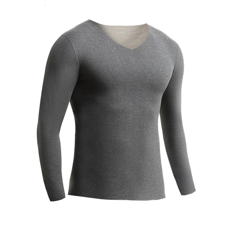 1pc Modal mens thermal underwear seamless coldproof basic style base layer top singlepiece upper garment longsleeved 251225