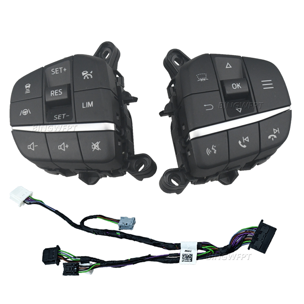 Cruise Control Buttons CAN LIM Car Switch Speed Control System For Ford MK4 Fiesta 2019 2020 2021 Steering Wheel Button Switches