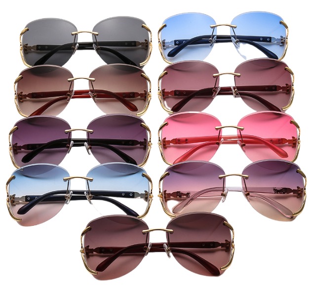 Designer Sunglasses For Women Men Sunglasses Polarized UV400 Sunglasses Fashion Classic Luxury Glasses Goggle Pilot Alloy Square Frame Glasses A194