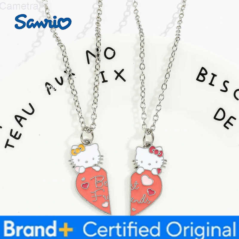 Sanrio Hello Kitty pendant necklace cute girl collarbone chain best friend pendant necklace Sweet Pendant Necklace H251229