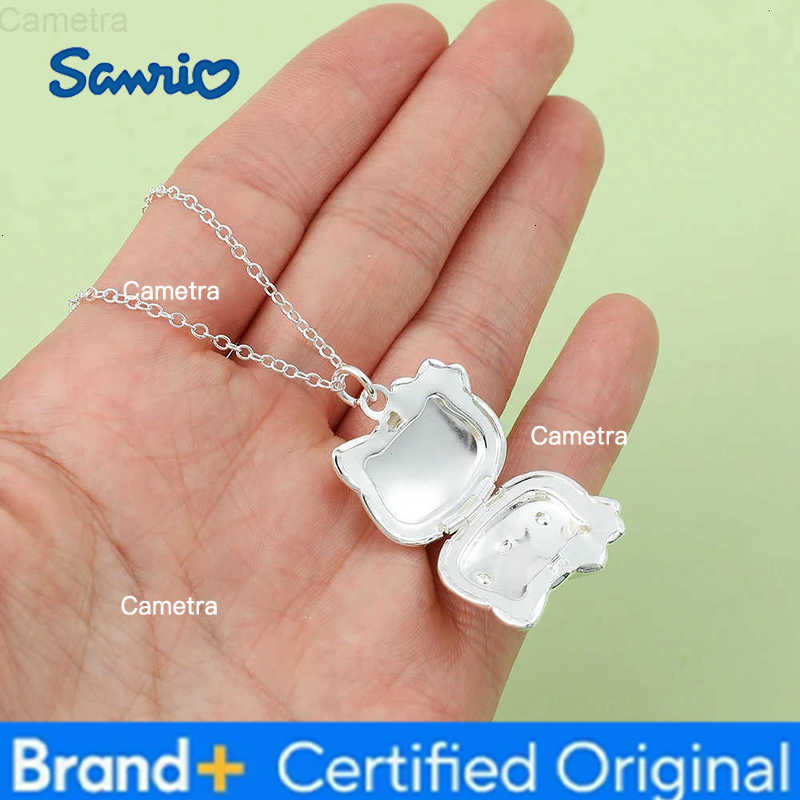 Sanrio Y2K Hello Kitty Pendant Necklace Korean Fashion Jewelry for Girls Can Open Design Girls Fashion Accessory H251229