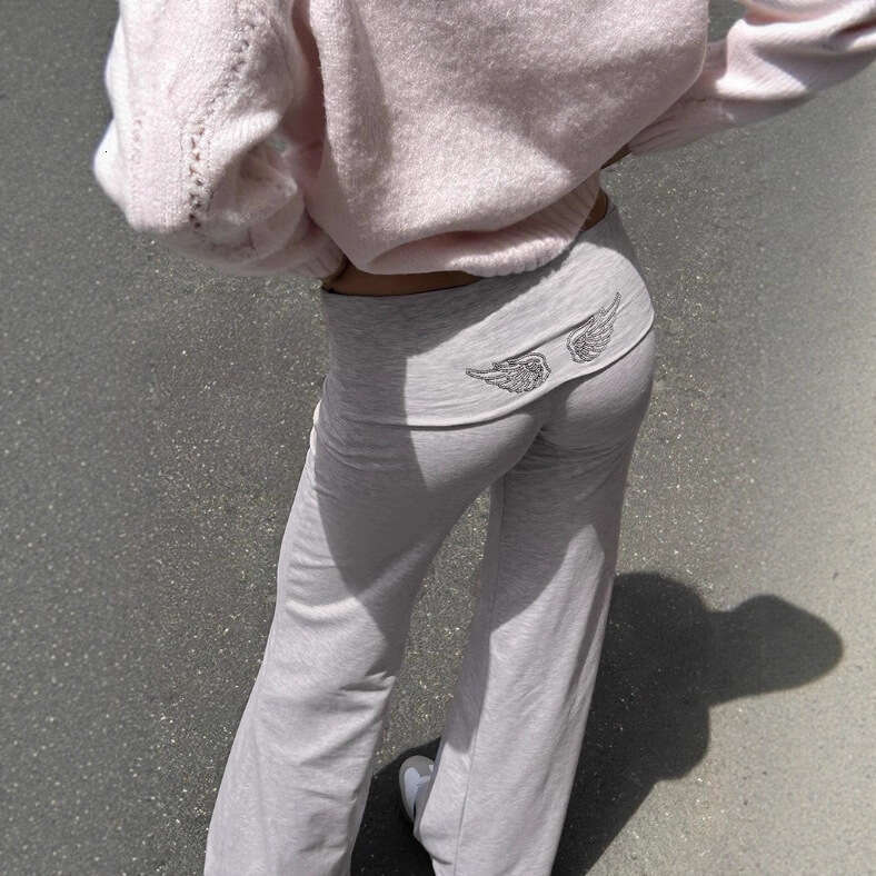 2025 Autumn Winter New Women's Wing Sequin Casual Sweatshirt Long Pants Fashion Versatile Solid Color Set