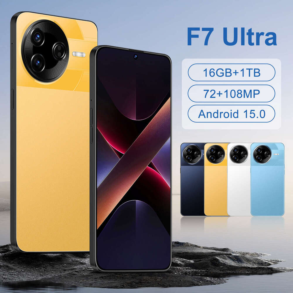 Famous brand cross-border exclusive smartphone F7 Ultra high-definition large screen 16+1TB in stock Android phone source factory CKS