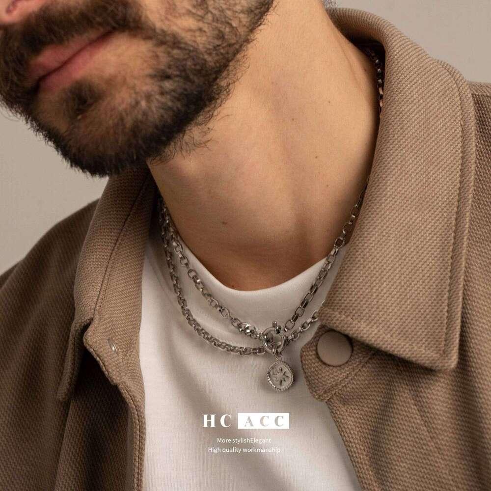 Fashion New Irregular Copper Gold-Plated Design Niche High-End Light Luxury Pendant Necklace