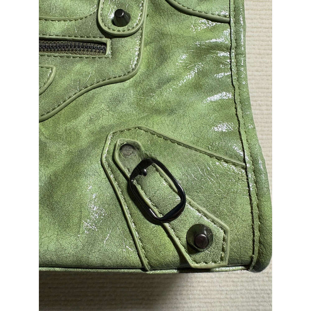 toteBag Shoulder ROSE NOIRE new colorway BA Paris style fruit green punk biker bag available in four sizes!