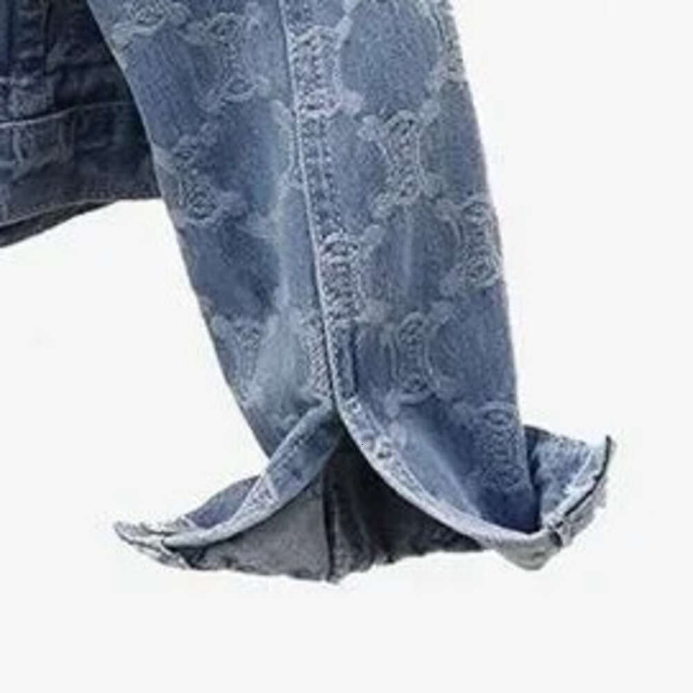 Denim Designer Fashion 2026 Women's Autumn/Winter Style Embroidery Jacquard Cropped Loose-Fit Versatile Tweed Jacket Top For Ladies