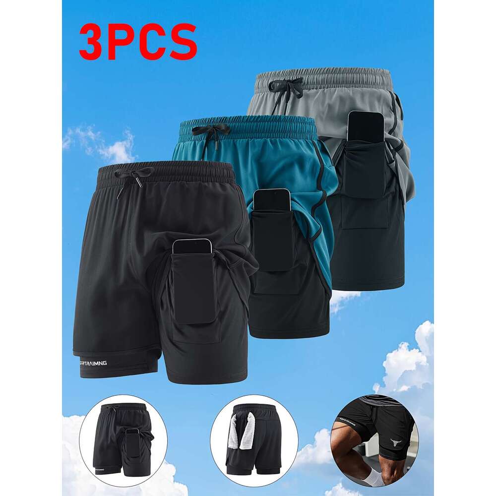 WONST Sportswear Zhiyu Shorts Zhiyu OBM Pcs Men S Fitness Running Shorts Elastic Waistband Soft Lining Towel Included Perfect As A Gift