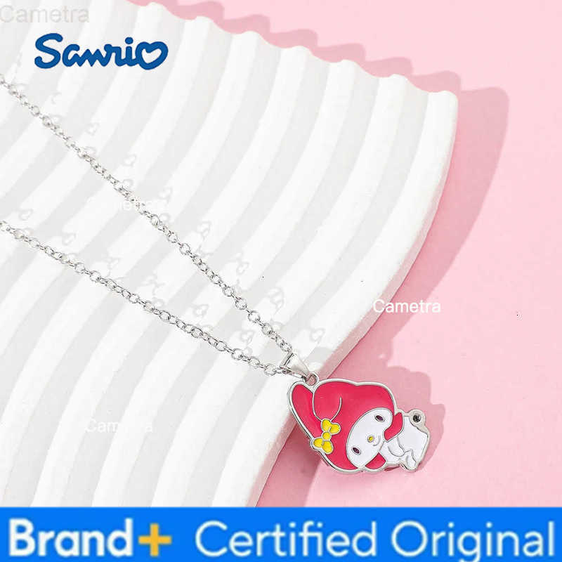 Sanrio Sweet Cartoon HelloKitty my Melody Pendant Necklace Kawaii Design Womens Birthday Jewelry Gift H251229