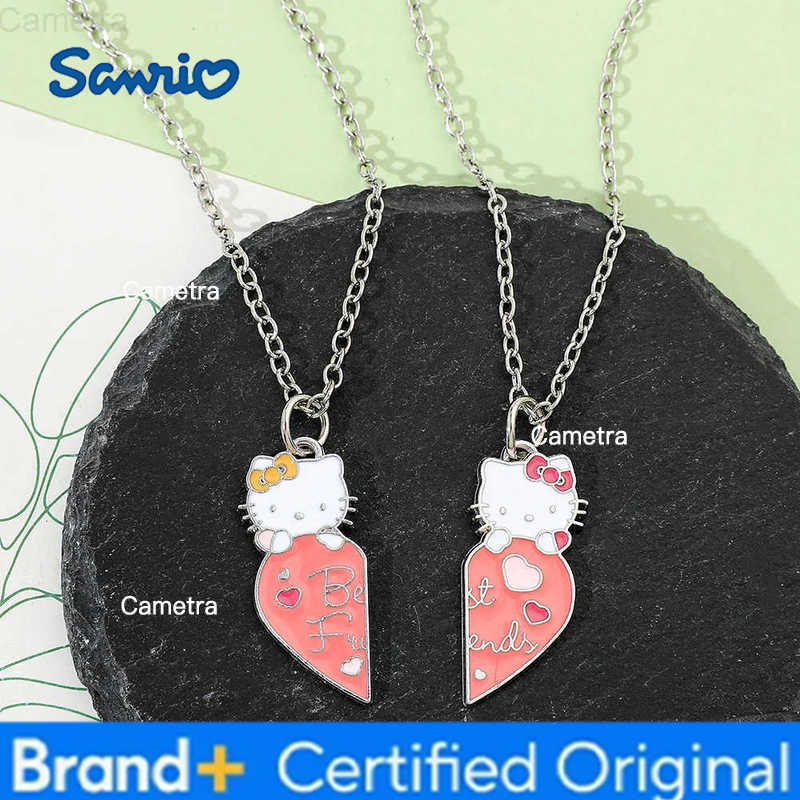 Sanrio Hello Kitty pendant necklace cute girl collarbone chain best friend pendant necklace Sweet Pendant Necklace H251229