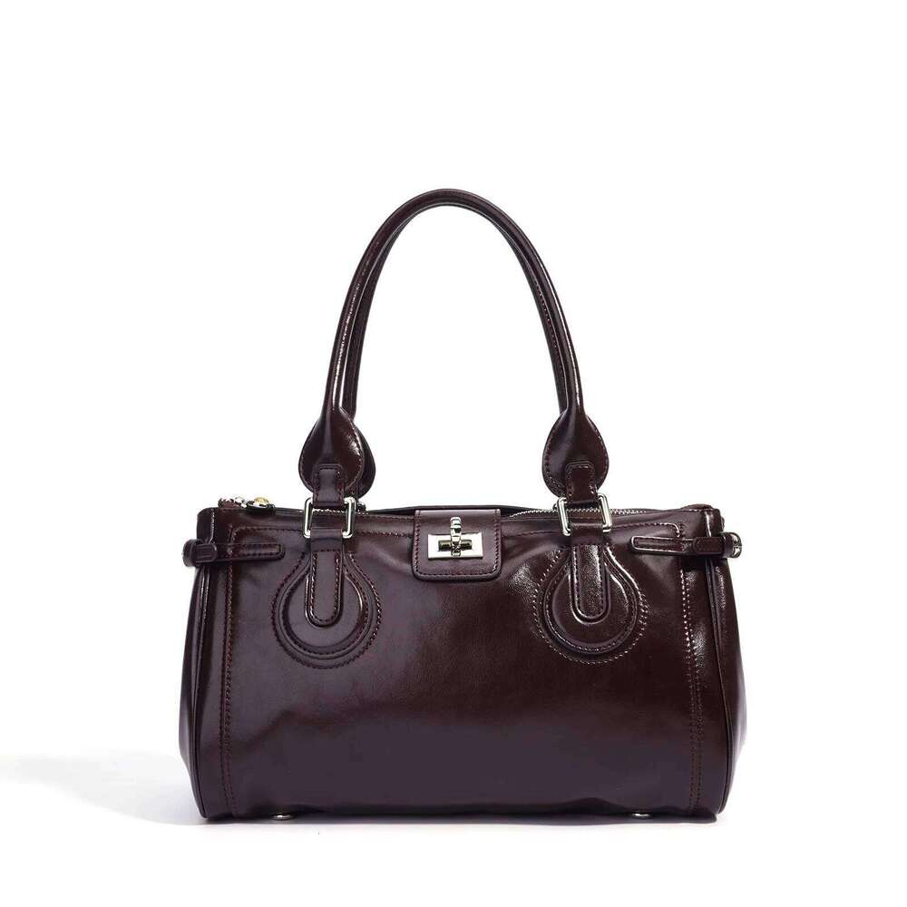 New Fashion Women S Portable Large Capacity Bag Minimalist Crossbody Pack Retro Light Luxury Specially Designed Handbag LEMON KOKO