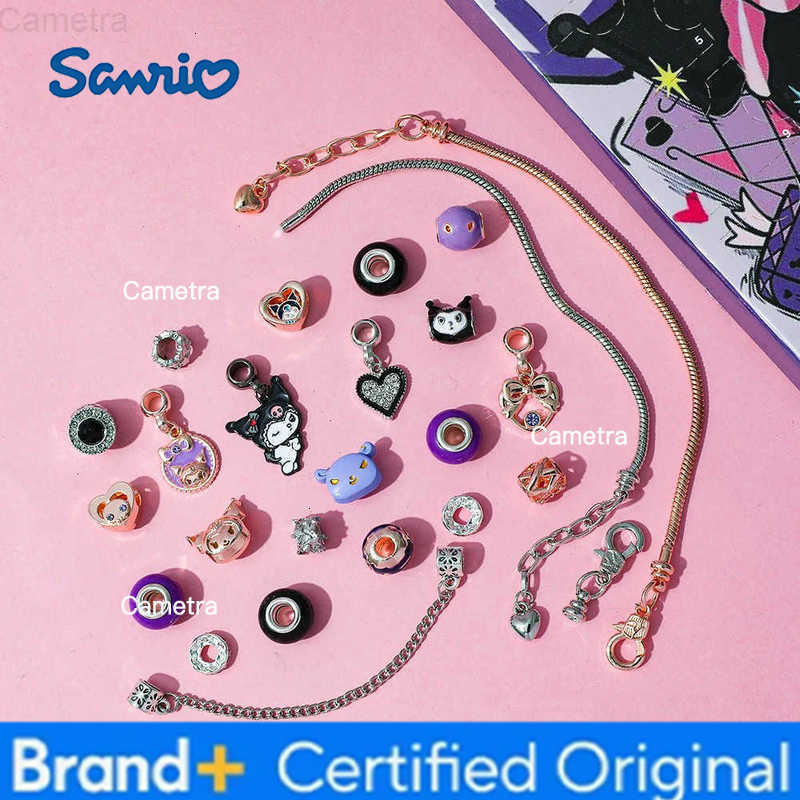 Sanrio Kuromi Cartoon Figure Advent Surprise Blind Box Cute DIY Bracelet Pendant for Children Holiday Popular Gifts H251229