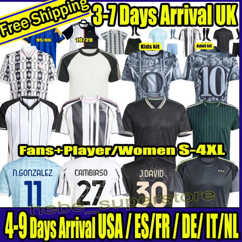 S-4XL 25 26 Locatelli LUIZ soccer jerseys MILIK DIMARIA F.CONCEICAO Yildiz KEAN VLAHOVIC YILDIZ Thuram Kalulu home away football shirt fans Kids Kits men uniforms