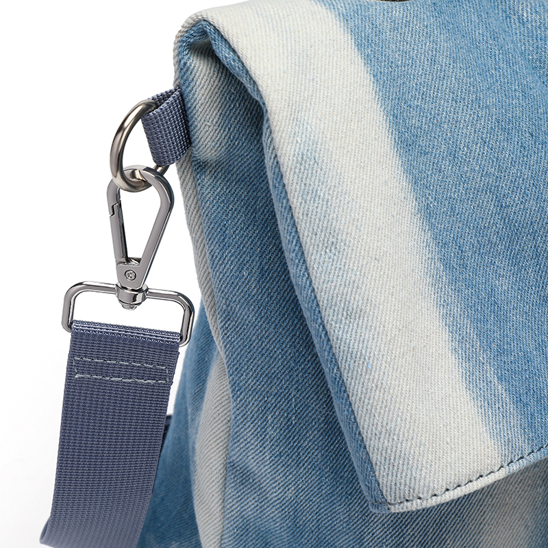 Sewafox Women Fashion Denim Shoulder Bag Versatile Tote Bag for Commute Casual Travel Crossbody Bag