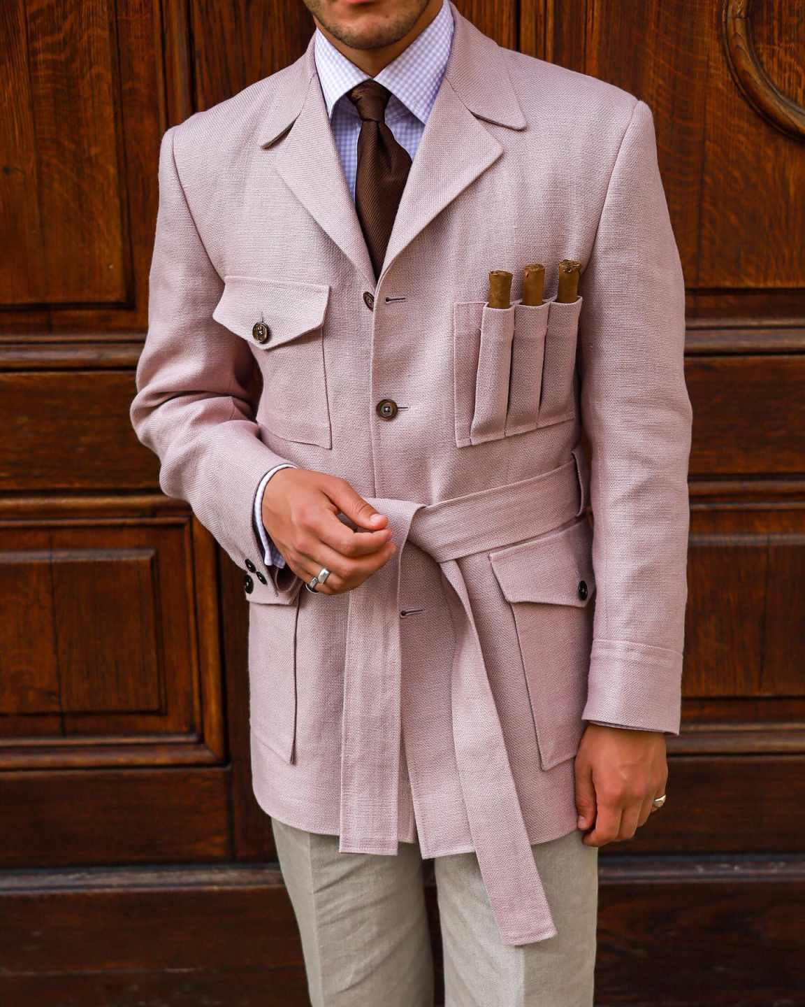 Modern Men's Suit 1 Pieces Jacket Notch Lapel Single Breasted Casual Occasion Office Commuting Customized