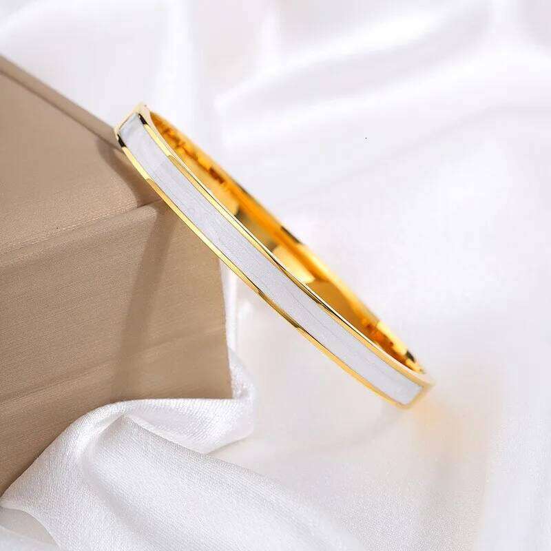 ZAKOL 5pcs/1pcs White Geometric Crystal Zircon Stainless Steel Stacked Bracelets For Women Christmas Birthday Jewelry Gifts