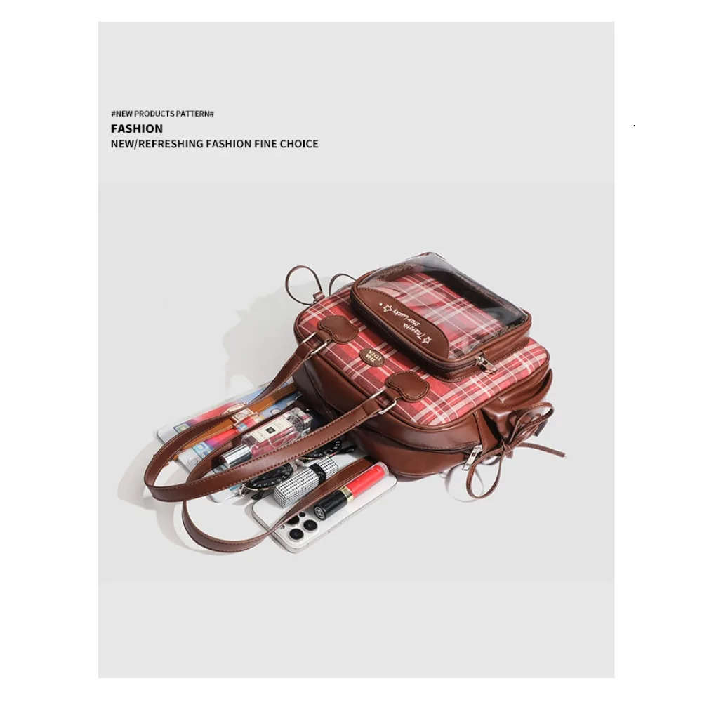 Japanese Harajuku Y2K Ulzzang Ita Bag Sweet and Fashionable Transparent Womens Handbag JK Uniforms Shoulder Crossbody Bag 251225